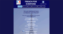 Desktop Screenshot of frenchforeveryone.co.uk